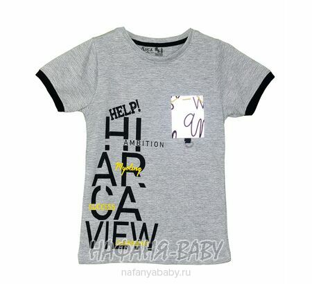 Подростковая футболка ARCA арт: 6014-3, 10-15 лет, цвет серый, оптом Турция