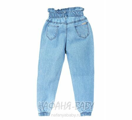 Джинсы подростковые ELEYSA Jeans арт: 6052 для девочки 13-16 лет, цвет голубой, оптом Турция