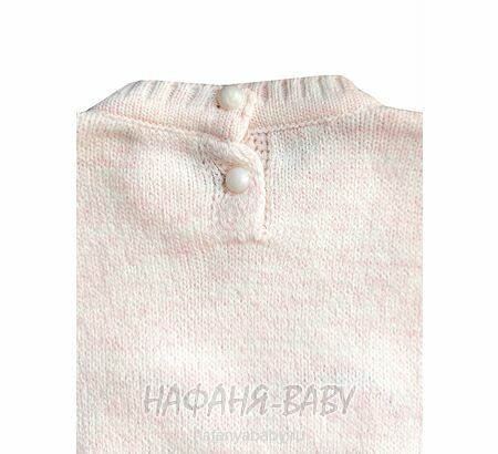 Детский вязаный джемпер WII BERY, купить в интернет магазине Нафаня. арт: 6100 цвет молочный с розовым оттенком