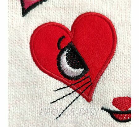 Детский вязаный джемпер WII BERY, купить в интернет магазине Нафаня. арт: 6100 цвет молочный с розовым оттенком