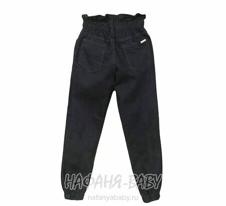 Джинсы детские ELEYSA Jeans арт:  6100 для девочки 3-7 лет, цвет черный, оптом Турция