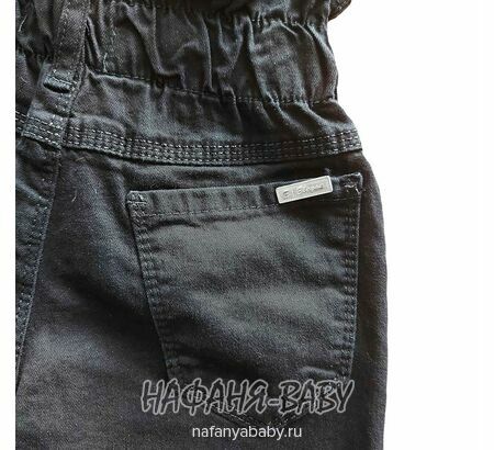 Джинсы детские ELEYSA Jeans арт:  6100 для девочки 3-7 лет, цвет черный, оптом Турция