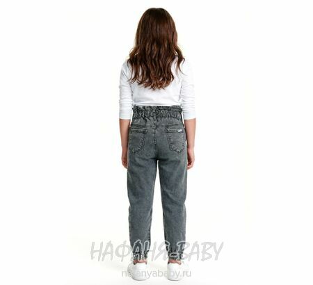 Джинсы подростковые ELEYSA Jeans арт: 6107, 13-16 лет, цвет черный, оптом Турция