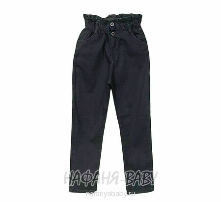 Купить джинсы подростковые ELEYSA Jeans арт: 6136, 9-12 лет, цвет черный, оптом Турция