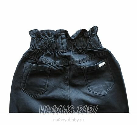 Купить джинсы подростковые ELEYSA Jeans арт: 6136, 9-12 лет, цвет черный, оптом Турция