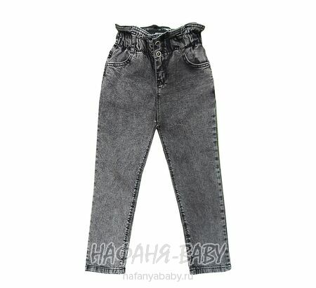 Джинсы подростковые ELEYSA Jeans арт: 61422, 13-16 лет, цвет черный, оптом Турция