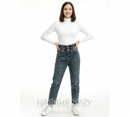 Купить джинсы подростковые на резинке ELEYSA Jeans арт: 61422 для девочки 12-15 лет, оптом Турция