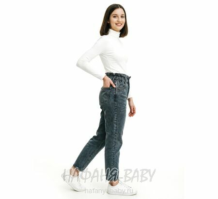 Джинсы подростковые ELEYSA Jeans арт: 61412, 8-12 лет, цвет черный, оптом Турция