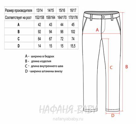 Джинсы подростковые ELEYSA Jeans арт: 61422, 13-16 лет, цвет черный, оптом Турция
