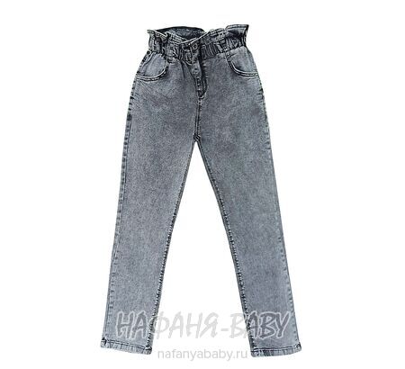 Джинсы подростковые ELEYSA Jeans арт: 61422, 13-16 лет, цвет черный, оптом Турция