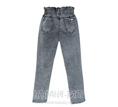 Джинсы подростковые ELEYSA Jeans арт: 61422, 13-16 лет, цвет черный, оптом Турция