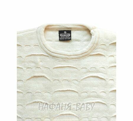 Подростковый вязанный джемпер C.R.P. арт: 6235, 10-15 лет, цвет кремовый, оптом Турция