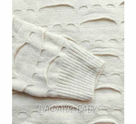 Подростковый вязанный джемпер C.R.P. арт: 6235, 10-15 лет, цвет кремовый, оптом Турция