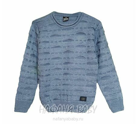 Подростковый вязанный джемпер C.R.P. арт: 6235, 10-15 лет, цвет серо-голубой, оптом Турция
