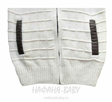 Подростковый джемпер на замочке Corporals арт: 6420, 10-15 лет, цвет кремовый, оптом Турция