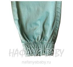 Подростковые летние брюки TATI Jeans арт: 6488, 8-12 лет, цвет дымчато-зеленый хаки, оптом Турция