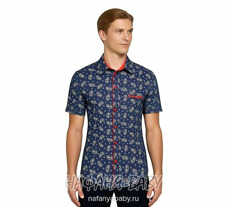 Подростковая рубашка EMRE арт: 6500, 10-15 лет, 5-9 лет, цвет темно-синий, оптом Турция