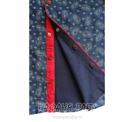 Подростковая рубашка EMRE арт: 6500, 10-15 лет, 5-9 лет, цвет темно-синий, оптом Турция