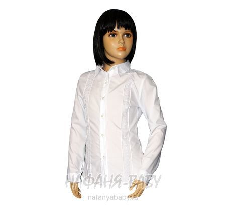 Детская белая блузка DIVA STYLE, купить в интернет магазине Нафаня. арт: 1038.