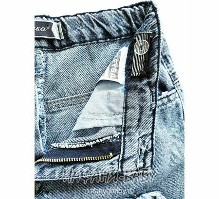 Джинсы ELEYSA Jeans арт: 66372 для девочки 12-17 лет, цвет синий, поштучно Турция