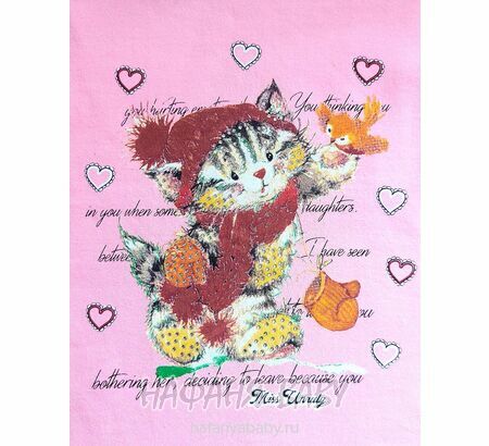 Купить детскую водолазку UNRULY арт: 6717 для девочки 2-5 лет, цвет розовый, оптом Турция