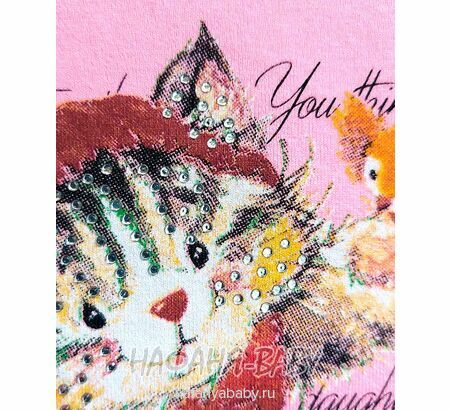 Купить детскую водолазку UNRULY арт: 6717 для девочки 2-5 лет, цвет розовый, оптом Турция