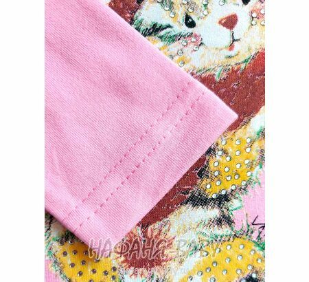 Купить детскую водолазку UNRULY арт: 6717 для девочки 2-5 лет, цвет розовый, оптом Турция