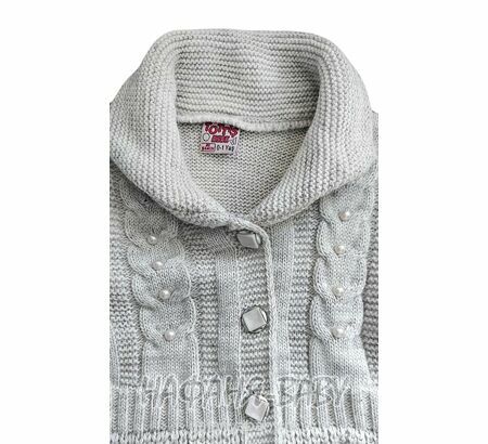 Вязанный кардиган + берет TOTTIS, купить в интернет магазине Нафаня. арт: 672 цвет бежевый