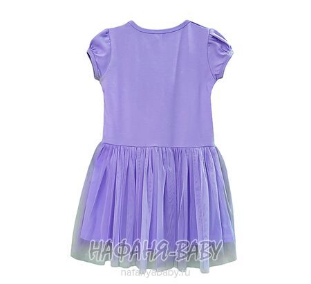 Платье трикотажное POP FASHION GIRLS арт: 6827, 1-4 года, 5-9 лет, цвет сиреневый, оптом Турция