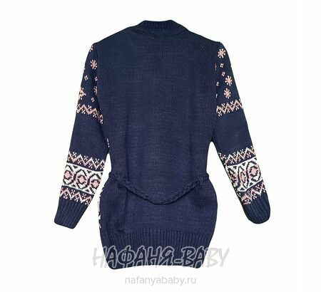 Вязаный джемпер - туника SEREN gul, купить в интернет магазине Нафаня. арт: 7003, цвет темно-синий