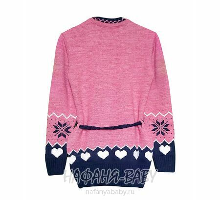 Вязаный джемпер - туника SEREN gul, купить в интернет магазине Нафаня. арт: 7011 цвет чайная роза.