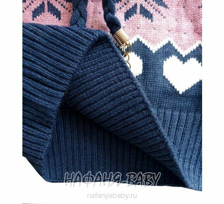 Вязаный джемпер - туника SEREN gul, купить в интернет магазине Нафаня. арт: 7011 цвет чайная роза.