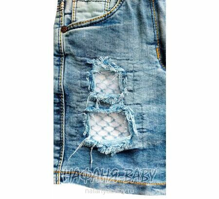 Детская джинсовая юбка ELEYSA (Турция), арт: 7045, 5-6 лет, цвет голубой | Купить в интернет-магазине Нафаня