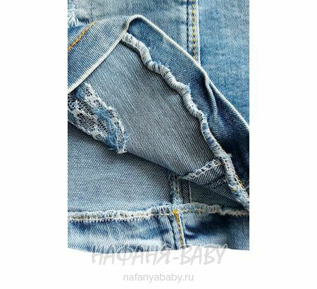 Детская джинсовая юбка ELEYSA (Турция), арт: 7045, 5-6 лет, цвет голубой | Купить в интернет-магазине Нафаня