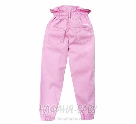 Детские летние брюки YAVRUCAK Jeans арт: 7212 3-7 лет, цвет розовый, оптом Турция