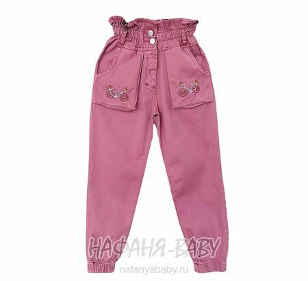 Детские летние брюки YAVRUCAK Jeans арт: 8212 8-12 лет, цвет чайная роза, оптом Турция