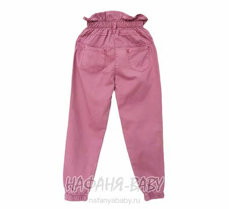 Детские летние брюки YAVRUCAK Jeans арт: 8212 8-12 лет, цвет чайная роза, оптом Турция