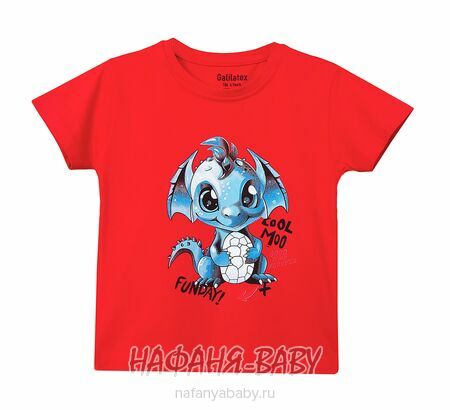 Детская футболка Galilatex арт. 7215, 1-4 года, цвет красный, оптом Турция
