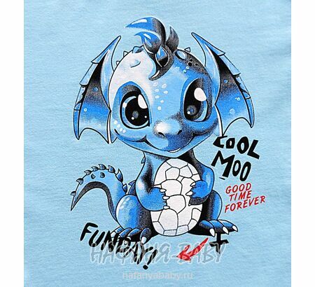 Детская футболка Galilatex арт. 7215, 1-4 года, цвет голубой, оптом Турция