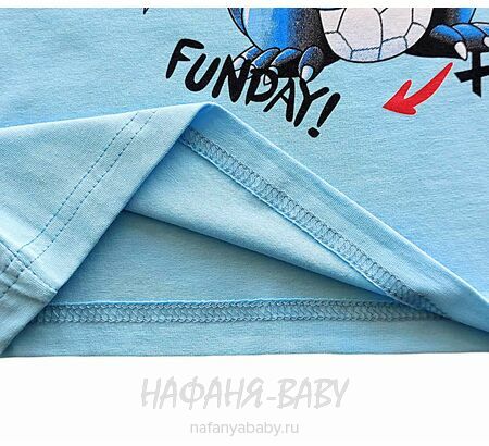 Детская футболка Galilatex арт. 7215, 1-4 года, цвет голубой, оптом Турция