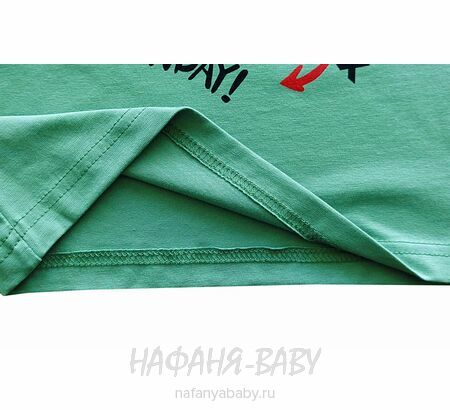 Детская футболка Galilatex арт. 7215, 1-4 года, цвет дымчато-зеленый хаки, оптом Турция