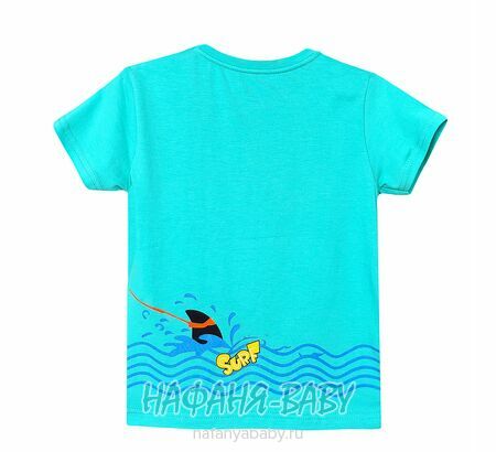Детская футболка PATIKA арт. 7225, 1-4 года, цвет бирюзовый, оптом Турция