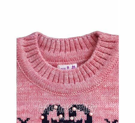 Джемпер - туника для девочки SEREN gul арт: 739, 5-9 лет, цвет чайная роза, Турция