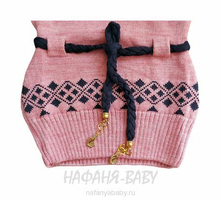 Джемпер - туника для девочки SEREN gul арт: 739, 5-9 лет, цвет чайная роза, оптом Турция