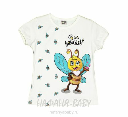 Детская футболка NARMINI, купить в интернет магазине Нафаня. арт: 7601, цвет кремовый