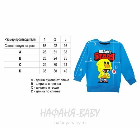 Детский костюм (свитшот+брюки) RAMGOCUK, купить в интернет магазине Нафаня. арт: 762, цвет синий