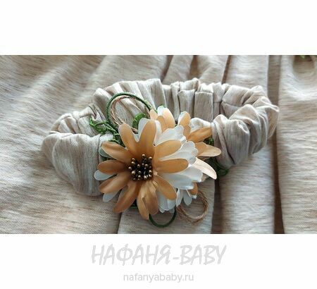 Нарядное платье A.Y.D. арт: 803, 1-4 года, цвет бежевый меланж, оптом Турция