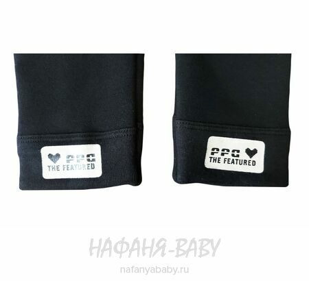 Детские утепленные лосины на флисе DUO арт: 817, 7-12 лет, цвет черный, оптом Китай (Пекин)