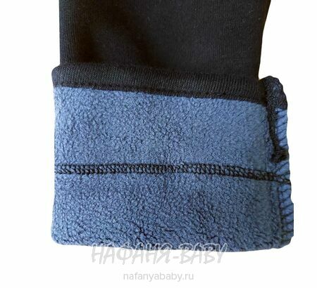 Детские утепленные лосины на флисе DUO арт: 817, 7-12 лет, цвет черный, оптом Китай (Пекин)