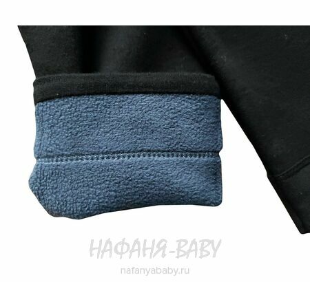 Детские  утепленные легинсы на флисе DUO арт: 818, 5-9 лет, 10-15 лет, цвет черный, оптом Китай (Пекин)